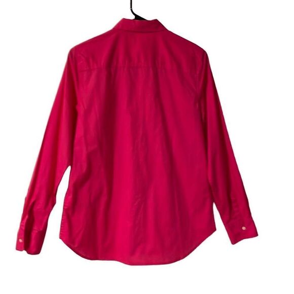 GAP pink boyfriend fit 100% cotton collar button front shirt S - Picture 4 of 12